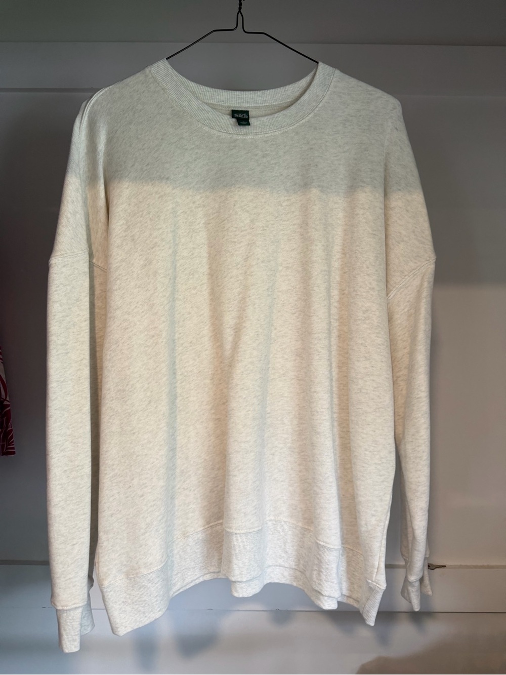 Wild fable Women’s Crewneck Long Sleeve Sweatshirt White Size Large